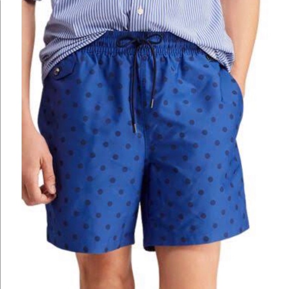 Men’s polka dot swim shorts - Picture 3 of 7